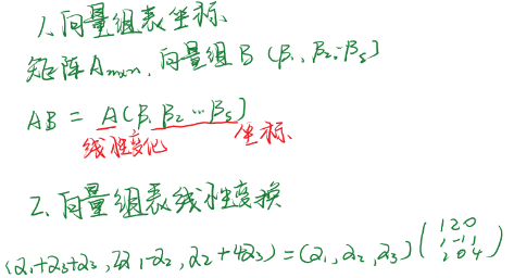 矩阵向量