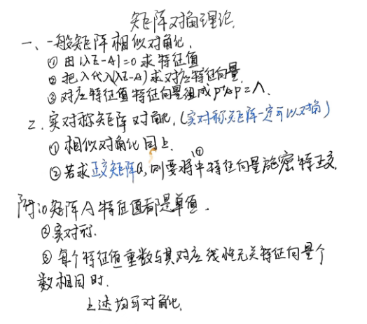 矩阵对角化